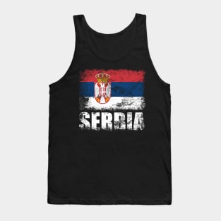 Serbia Flag Serbian Flag Tank Top